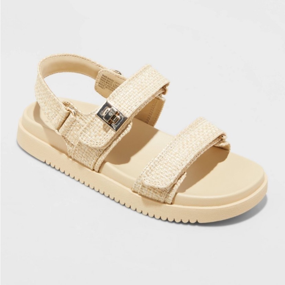 Women's Jonie Ankle Strap Footbed
Sandals - A New Day™ Tan new